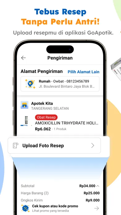 ภาพหน้าจอของ GoApotik: #ApotekTapiOnline